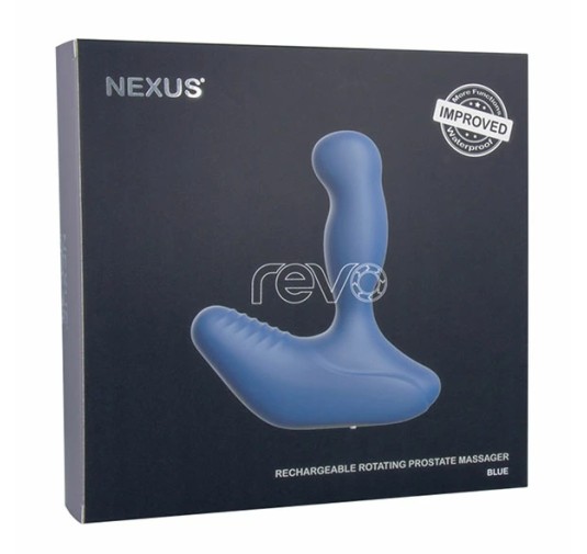 Wibrujący masażer prostaty - Nexus Revo Blue